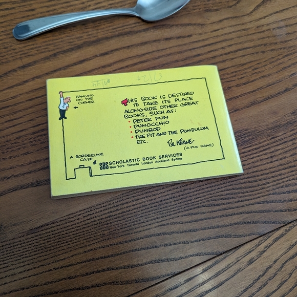 Vintage Scholastic Book. Jest in Pun. By Bic Keane. for people who likes puns. - Picture 10 of 10